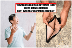 “Not wife material!” – Freeloader M’sian Yells at GF in Public for Not Paying for His Meal