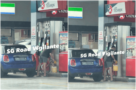 Caught Red-Handed: SG Driver Refuels With RON95 in JB, Even Packs Extra to Go!
