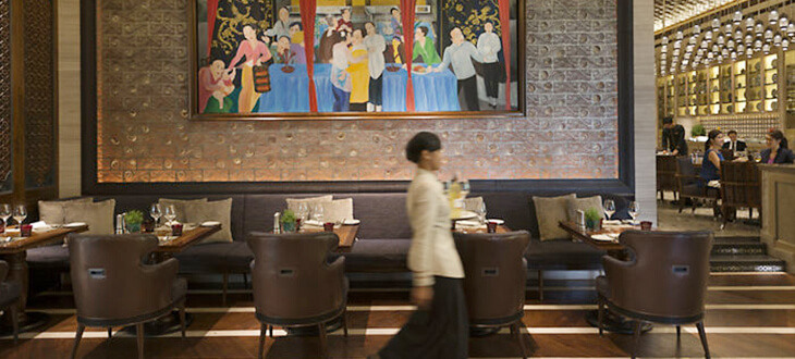 Dining area at Mosaic Mandarin Oriental Kuala Lumpur