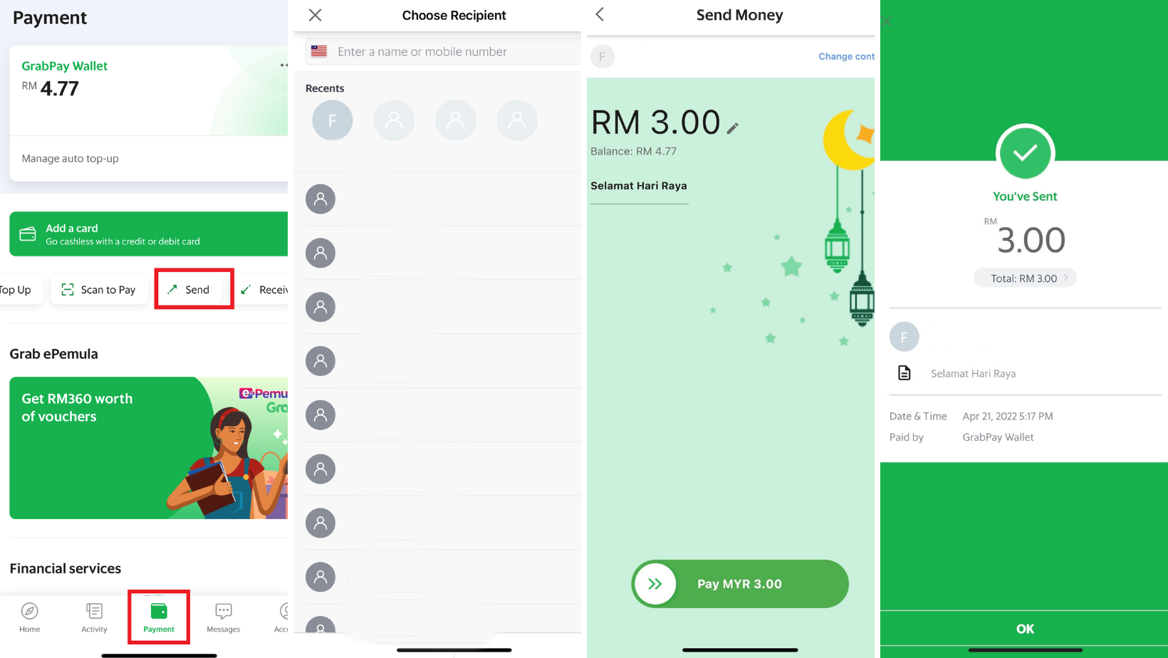 GrabPay eDuit Raya