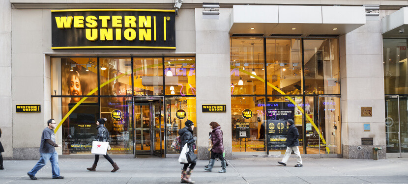 western union transfer money to the UK