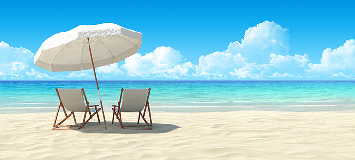 White sandy beach in Phuket